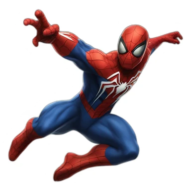 spider man punch halk sticker