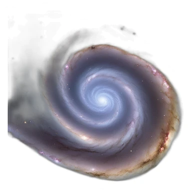 spiral galaxy sticker