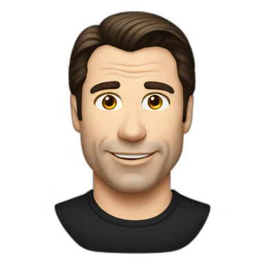 john travolta forward sticker