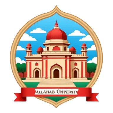 I want the emoji of the logo of allahabad university sticker