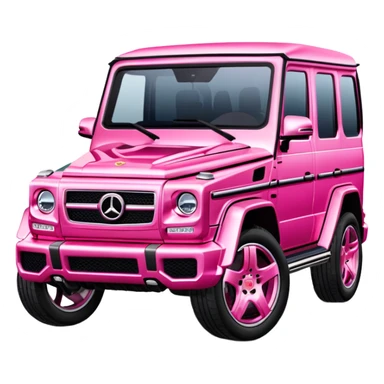 pink g wagon  sticker