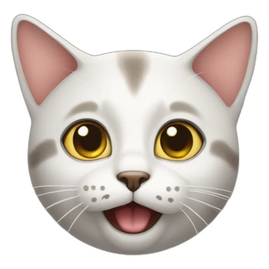 A cat surprised sticker