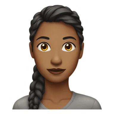 Strong woman sticker