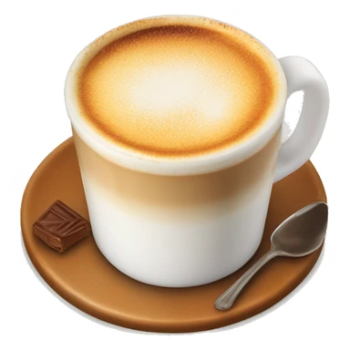 Crème brule latte sticker