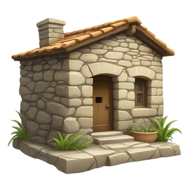 Stone house Mediterranean  sticker