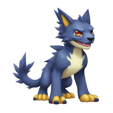  kawaii cool edgy Digimon-Fakemon-animal full body sticker