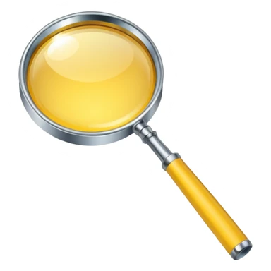 YELLOW Magnifying Glass sticker