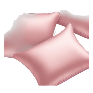 Light pink silk pillows sticker