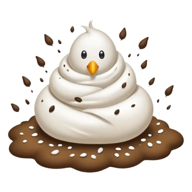 Oiseau qui fais caca sur les gens  sticker