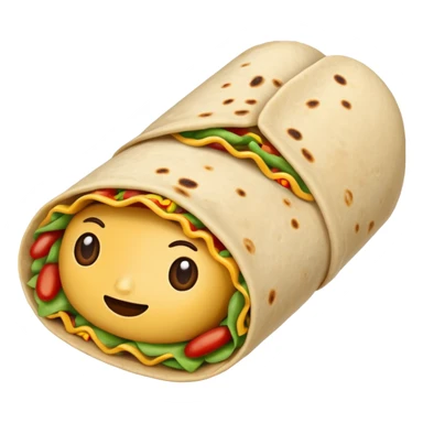 Bean burrito sticker
