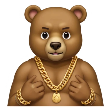 kanye west bear swears profusely sticker