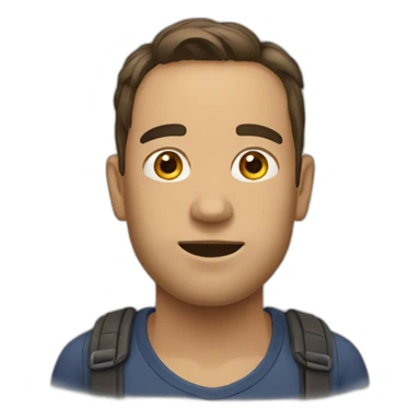 homme déprimé sticker