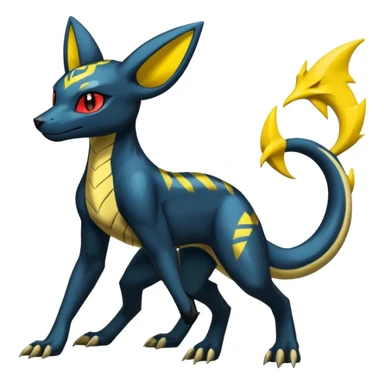 Umbreon-Manectric-Salandit-Zeraora-fusion, full body sticker