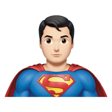 a magazine with Superman on the cover sticker