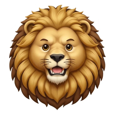 ayı aslan karışımı sticker
