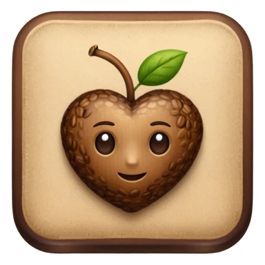 one piece of coffee seed sticker