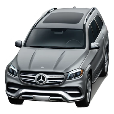 crashed mercedes GLS sticker