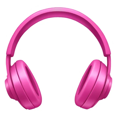pink headphones with bows  sticker