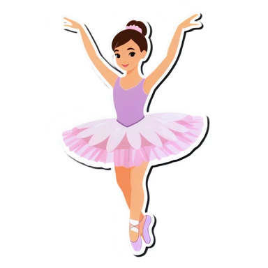 ballerina sticker