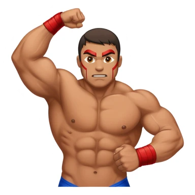 Wrestler sticker