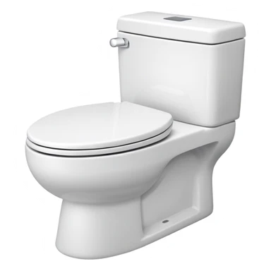 toilet modern white sticker