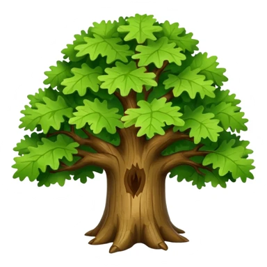 oak tree sticker