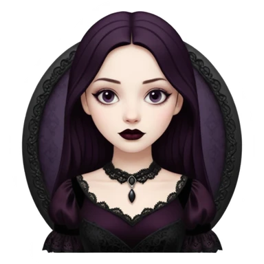 Dark romance sticker