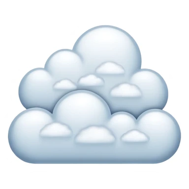 snowing clouds sticker