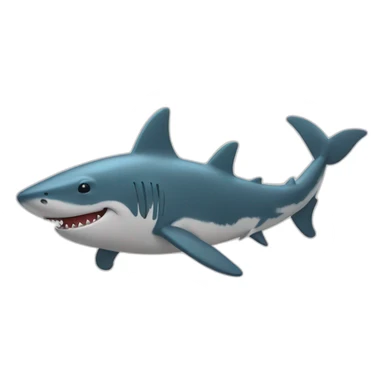 winnie the pooh on a shark sticker