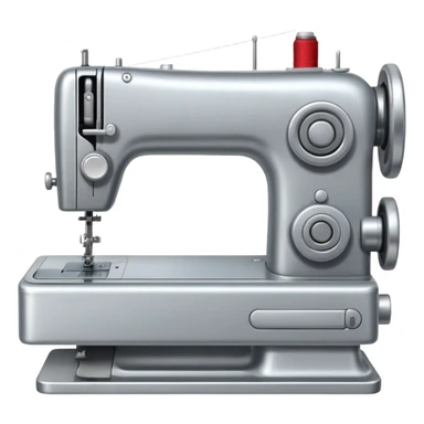 A sewing machine sticker