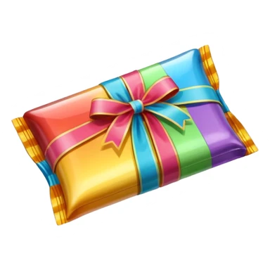 retro candy wrapped  individual  sticker