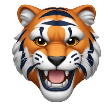 auburn tiger mascot sticker