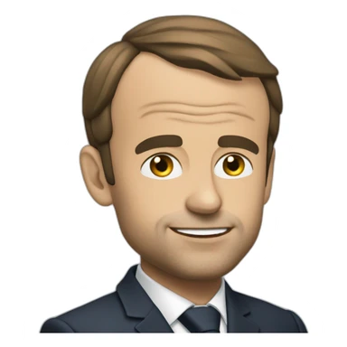 macron qui fume un join sticker