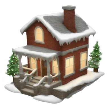 Christmas house  sticker