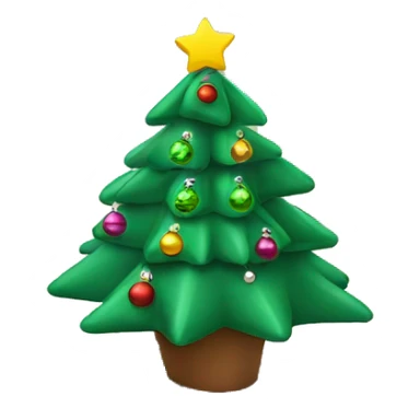 Christmas tree with laptops  sticker