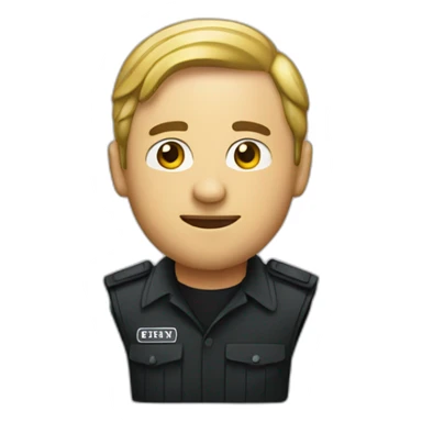 A security man concert sticker