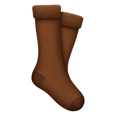 Brown socks  sticker