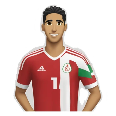 Achraf hakimi maroc sticker