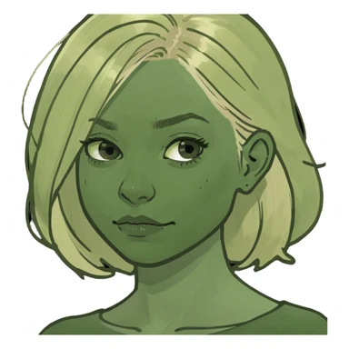 Blonde girl with the cup of coffee in the kitchen  sticker