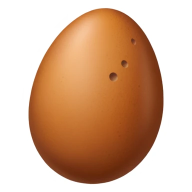 Brown Egg with Specks sticker