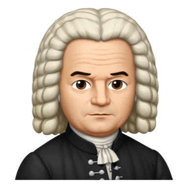 johann sebastian bach german sticker