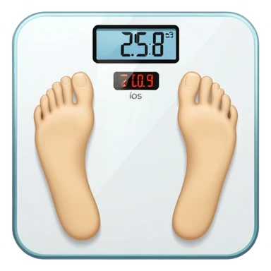 body weight scale  sticker