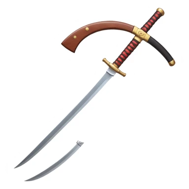 Katana rouge sticker