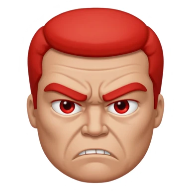 Personal mío con mi rostro ENOJADA sticker