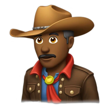 cowboy pepper sticker