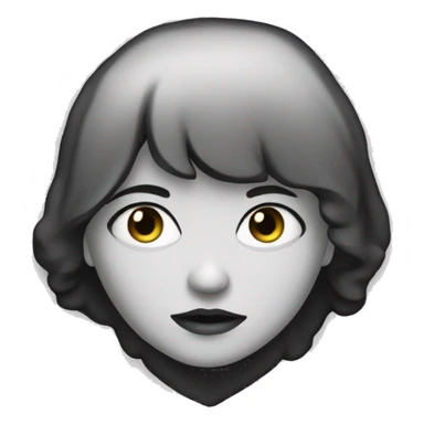 Lacey black heart with cybersigilism sticker