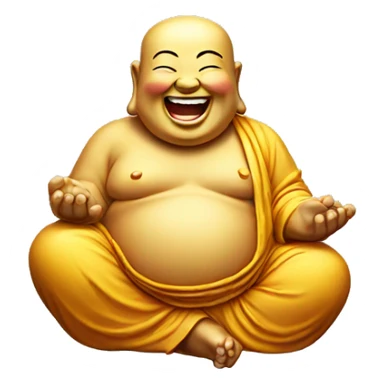 laughing buddha sticker