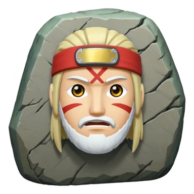 Hokage Rock in naruto flim sticker