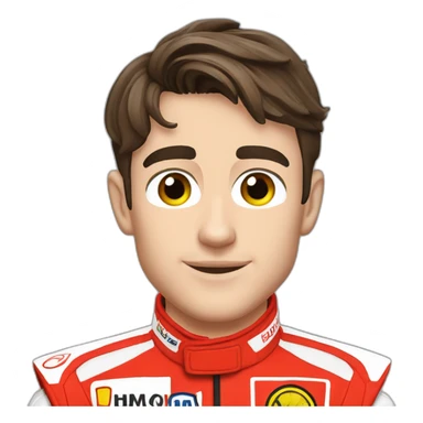 Charles Leclerc f1 driver sticker