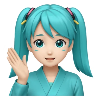 Hatsune Miku Clapping sticker